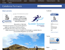 Tablet Screenshot of caledoniaformacio.net